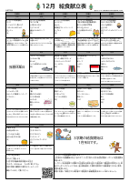 ★R7.12月献立表.pdfの1ページ目のサムネイル