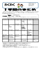 １年生　７月学年だより.pdfの1ページ目のサムネイル