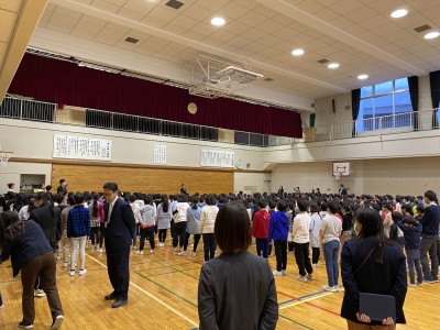 2学期終業式