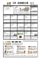 ３月給食だより.pdfの1ページ目のサムネイル